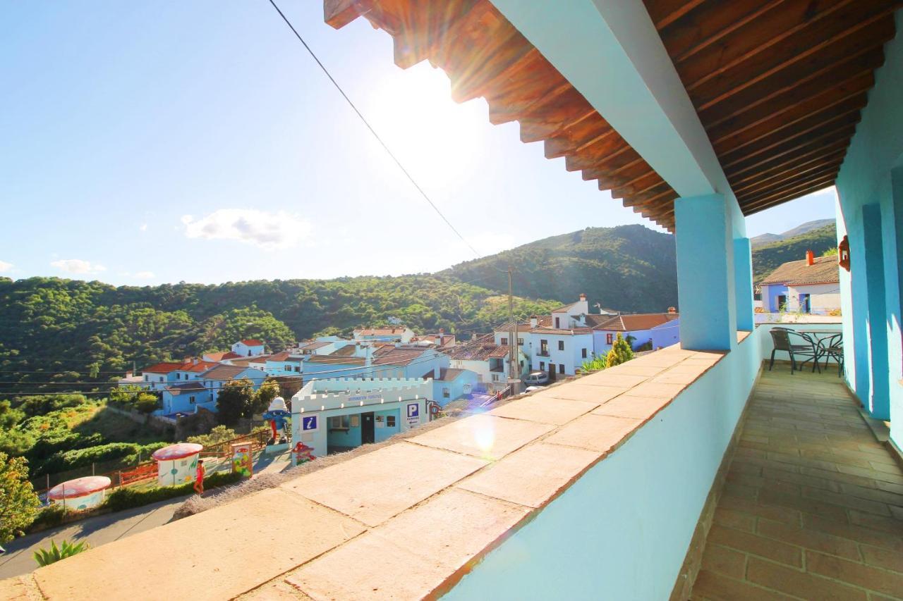 Casas Rurales Juzcar Centro Esterno foto