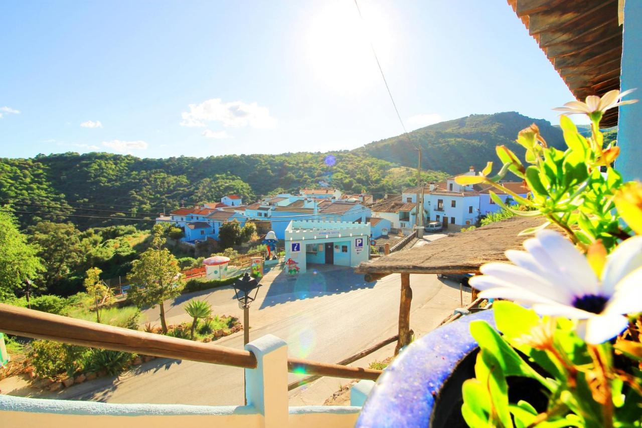 Casas Rurales Juzcar Centro Esterno foto